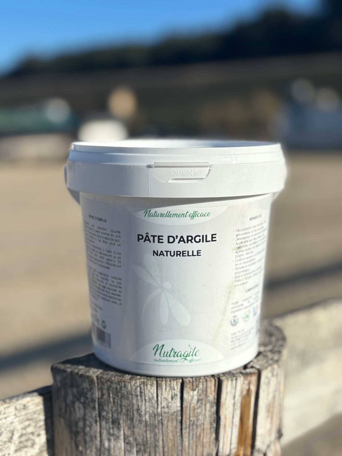 Pâte d’Argile Naturelle | NUTRAGILE (cataplasme prêt à l’emploi)